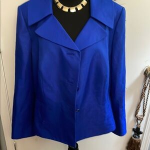 Elegant Blue Women's skirt suit